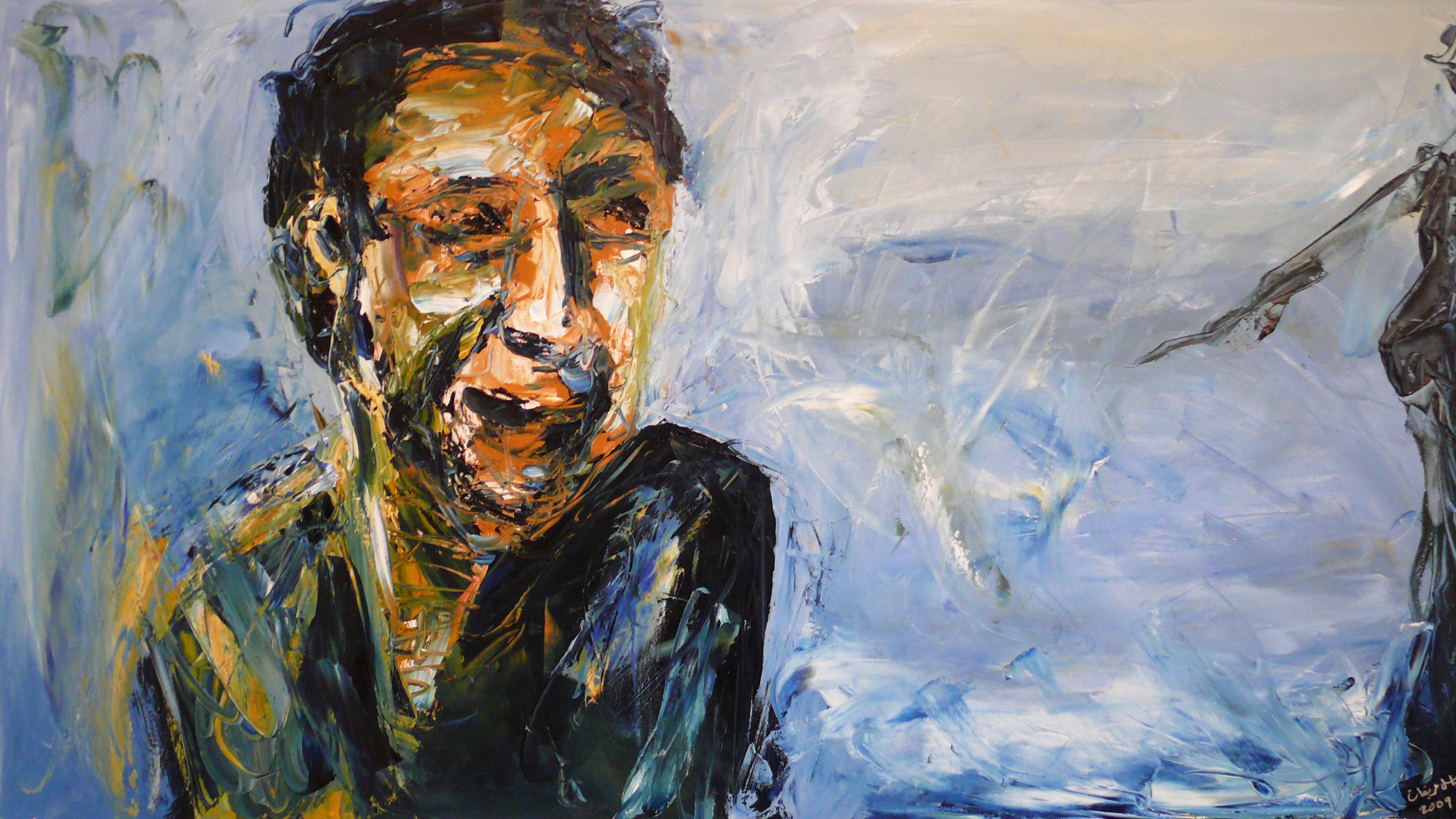 Featured painting by Basel Uraiqat